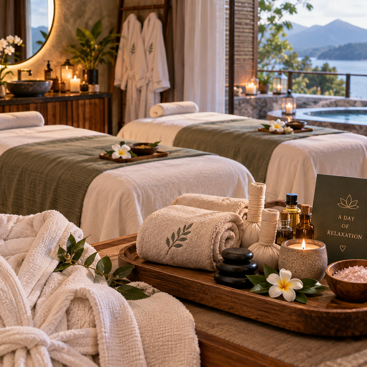 1-Year Anniversary Gifts for Girlfriend: Couples Spa Retreat