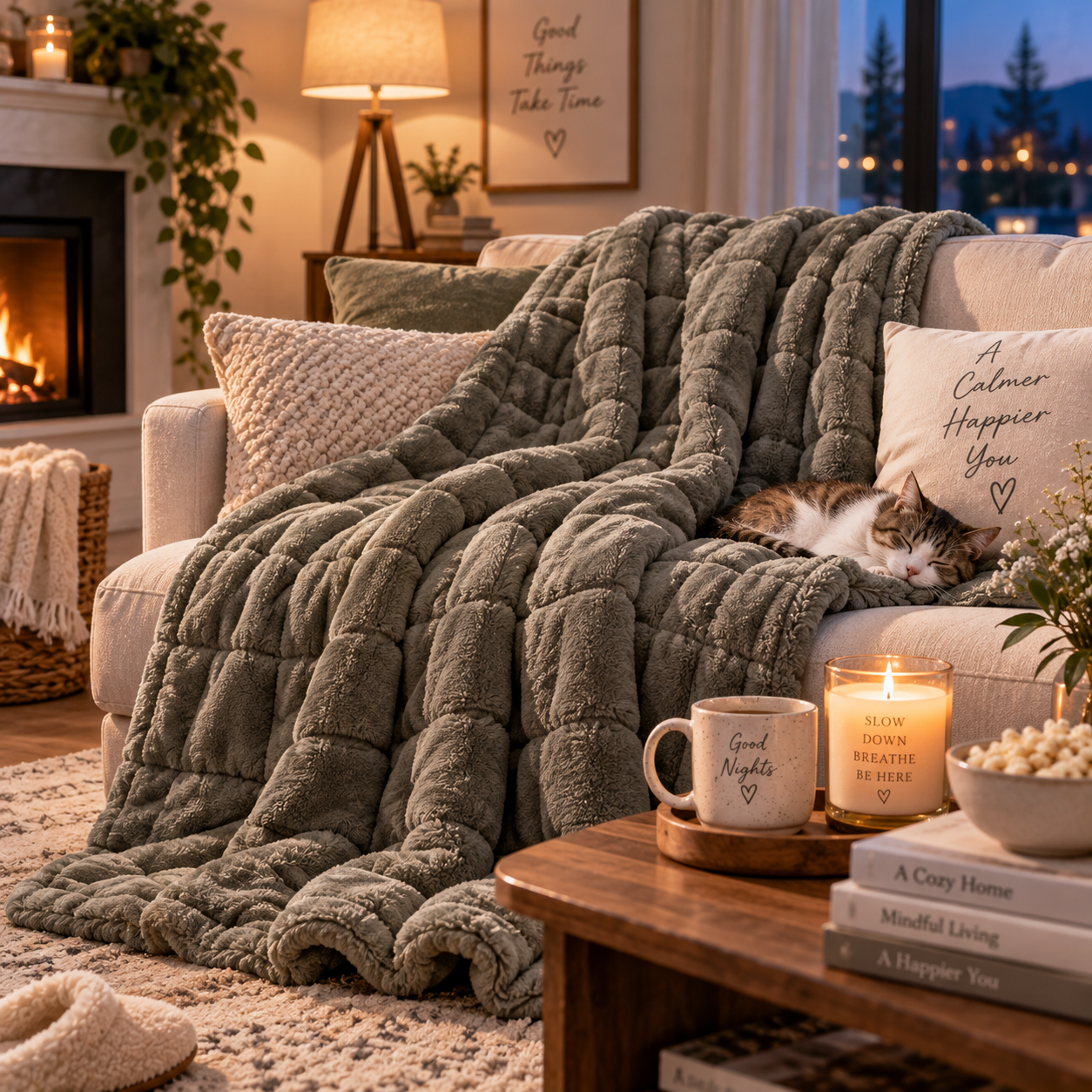 1-Year Anniversary Gifts for Girlfriend: Weighted Blanket