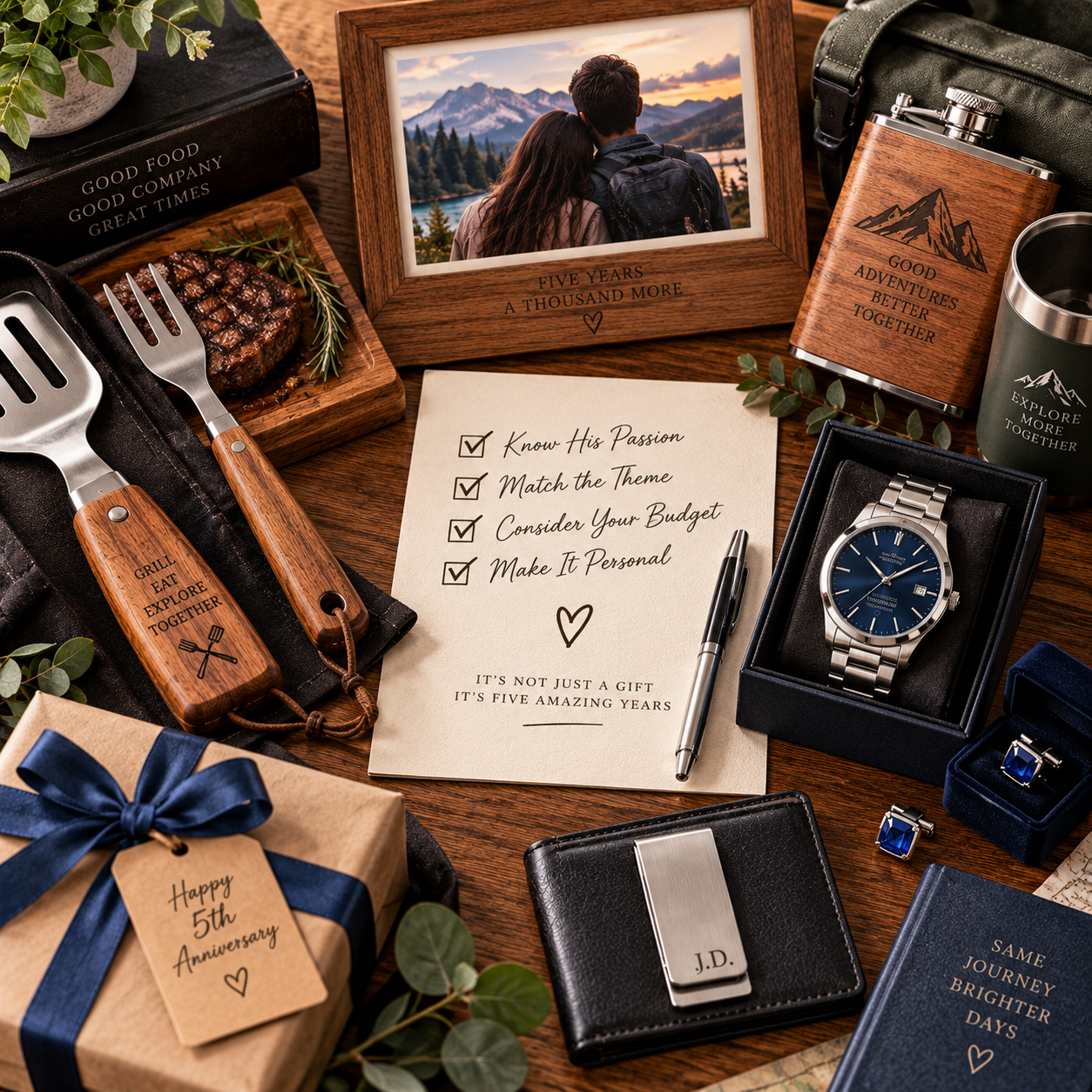 How to Choose a Gift for Your Boyfriend's 5th Anniversary