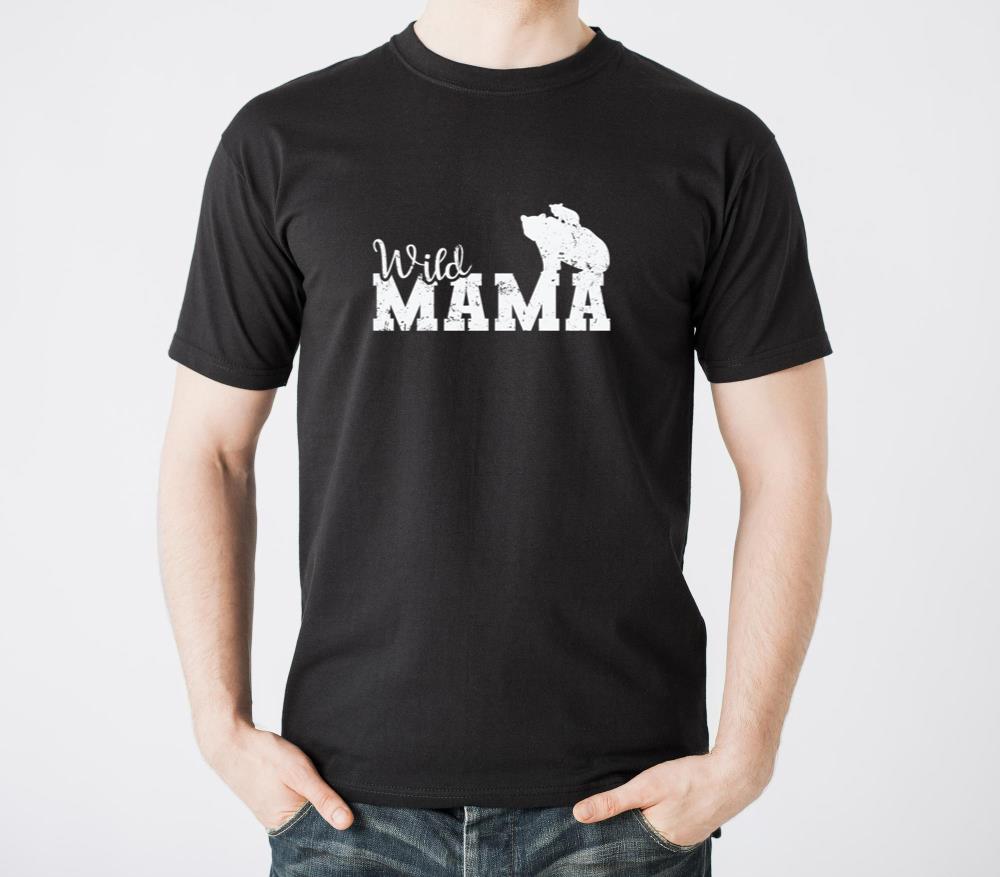 Wild Mama Bear Forest Animal - Unisex Standard T-Shirt