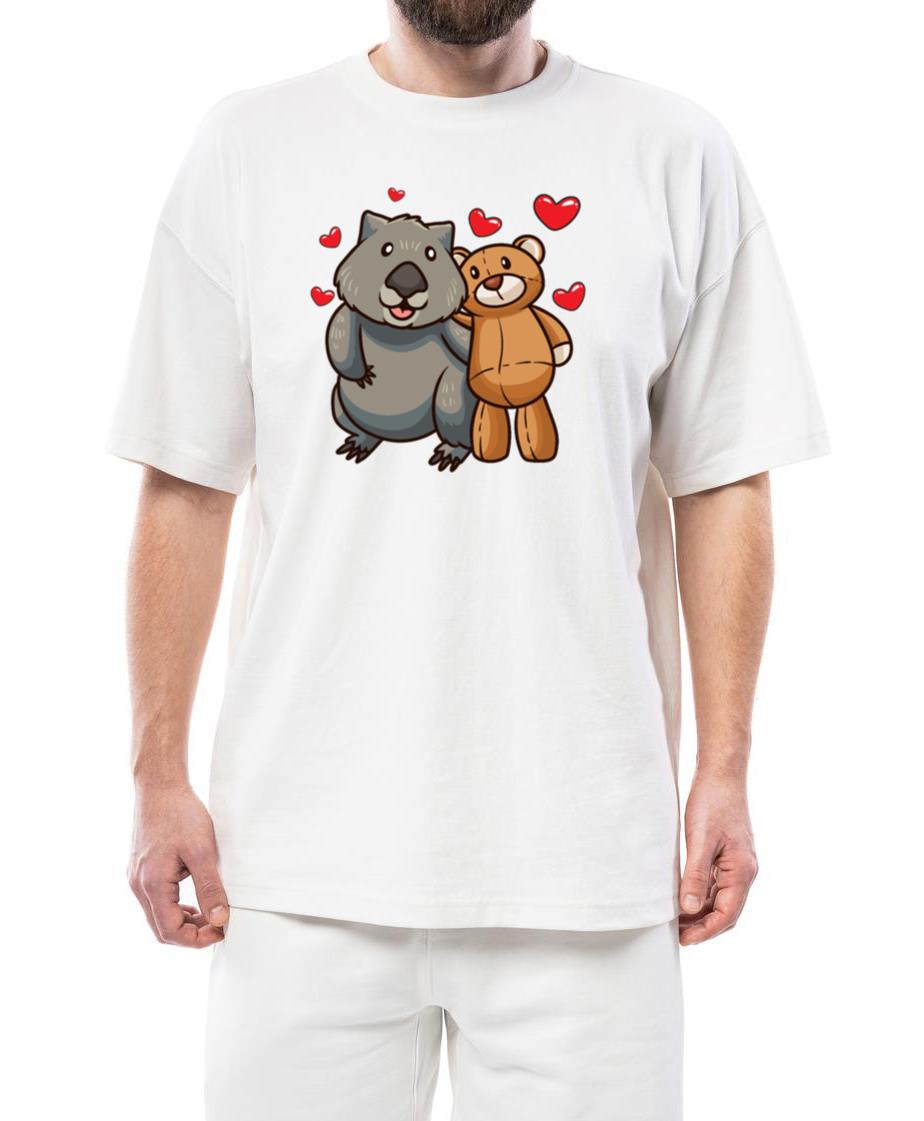Wombat With stuffed animal - Unisex Standard T-Shirt