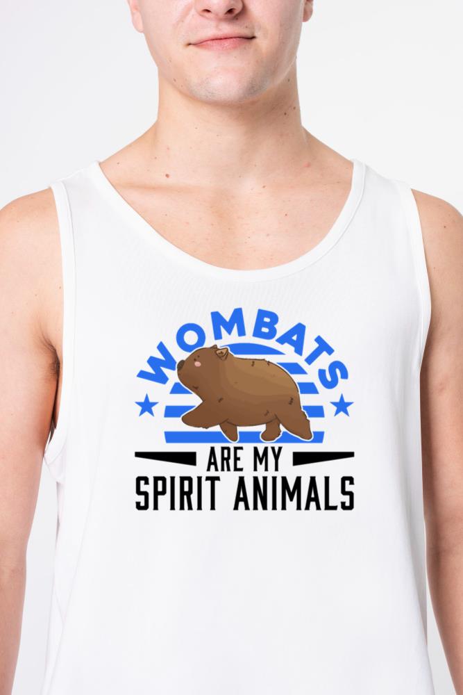 Wombats Are My Spirit Animals_1 - Unisex Tank Top