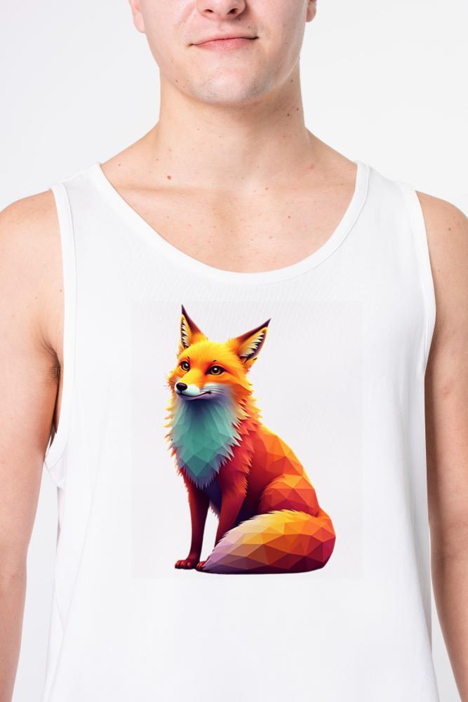 Women's Fox Art _ Elegant Animal Lovers Design - Unisex Tank Top