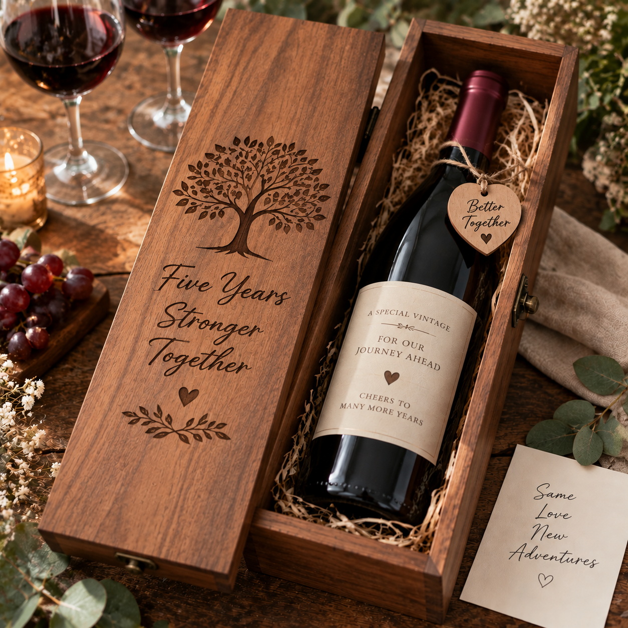 Custom Wooden Wine Box
