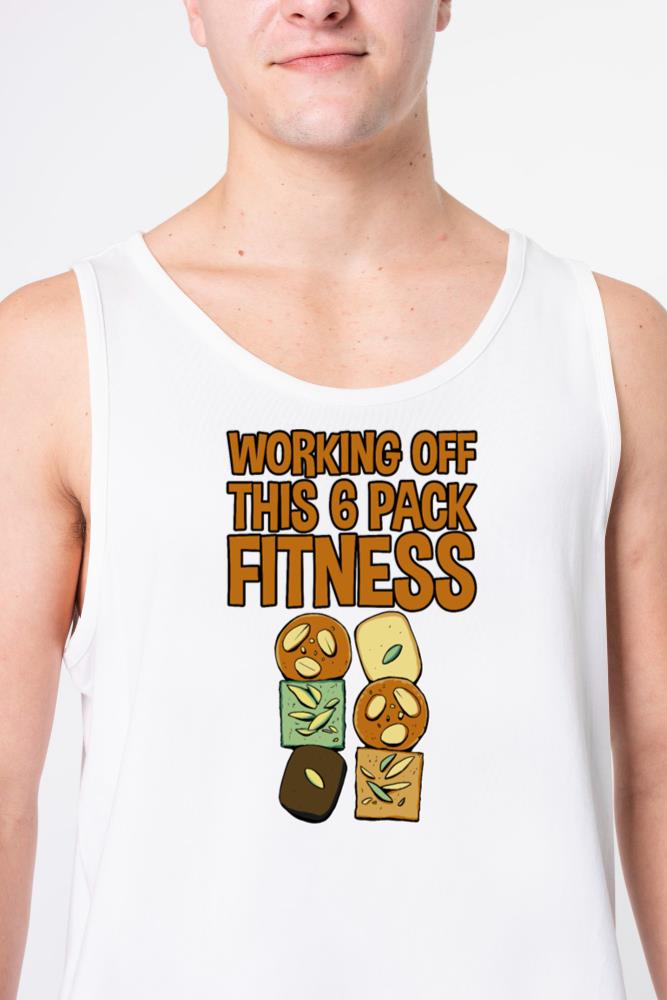 Working Off This 6 Pack Fitness 4 - Unisex Tank Top