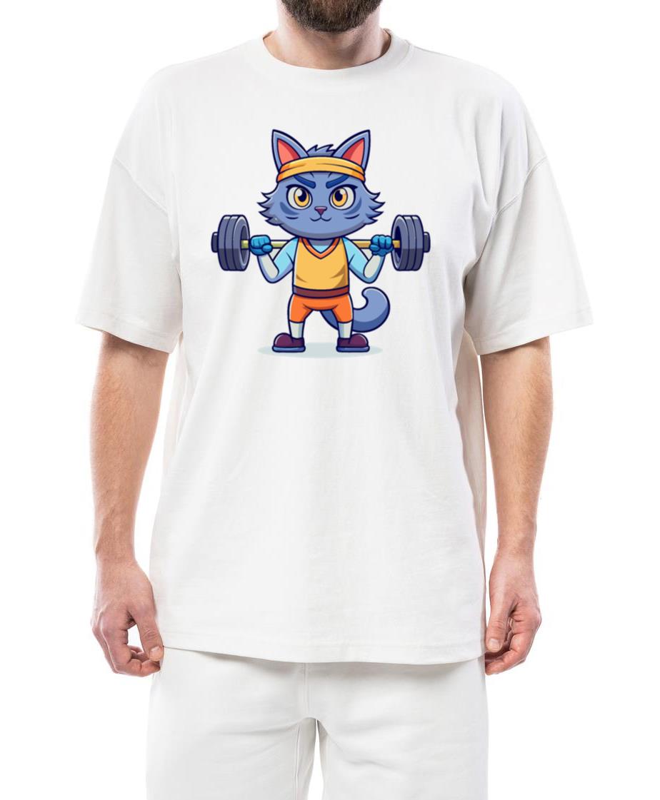 Workout Cat - Unisex Standard T-Shirt