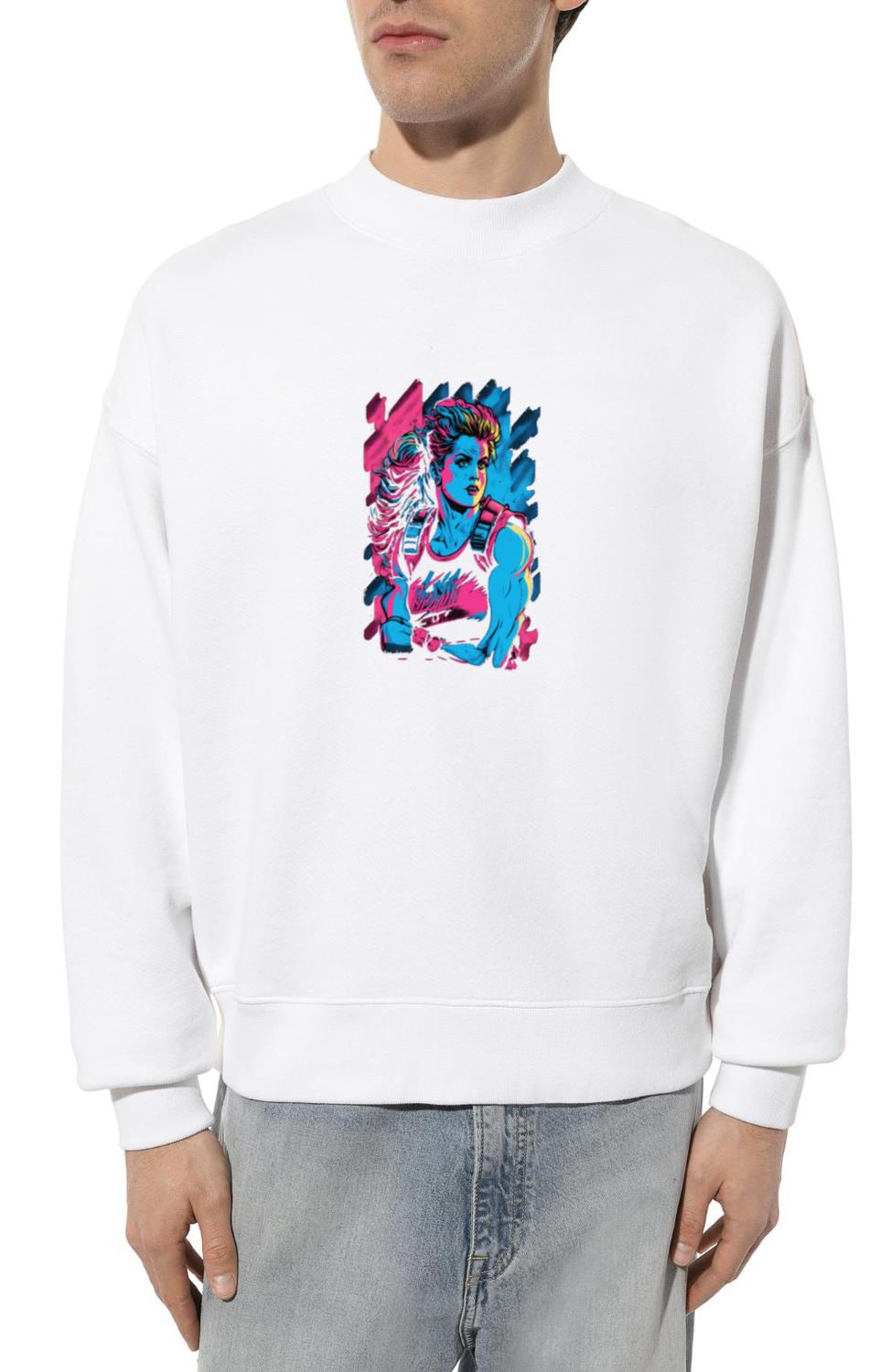 Workout Training Apparel Retro Synthwave Fitness - Unisex Sweatshirt