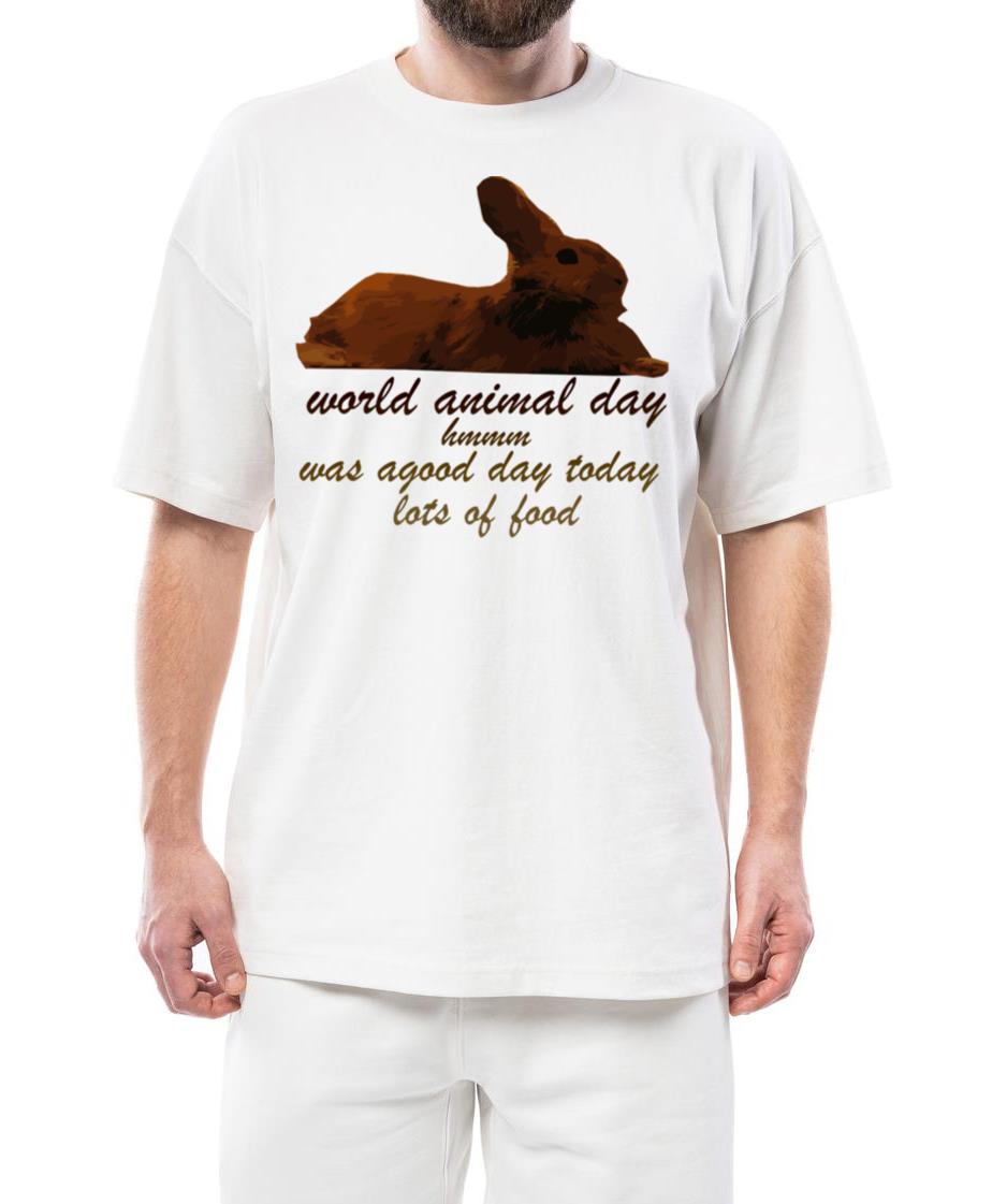 world animal day hmmm was agood day today - Unisex Standard T-Shirt
