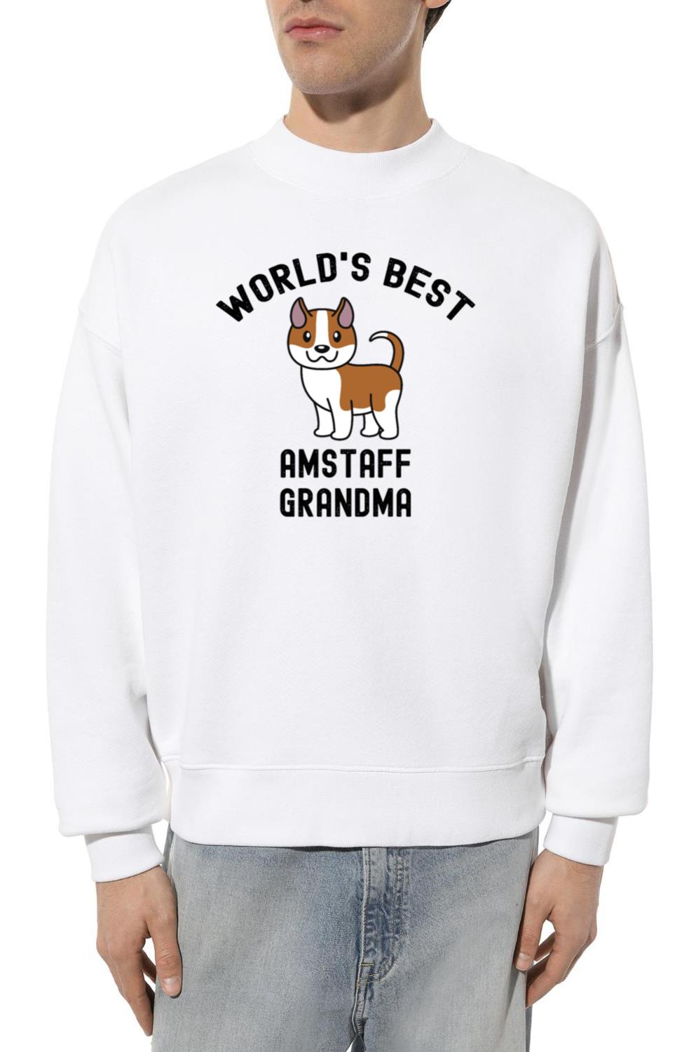 World's Best Amstaff Dog Grandma - Unisex Sweatshirt