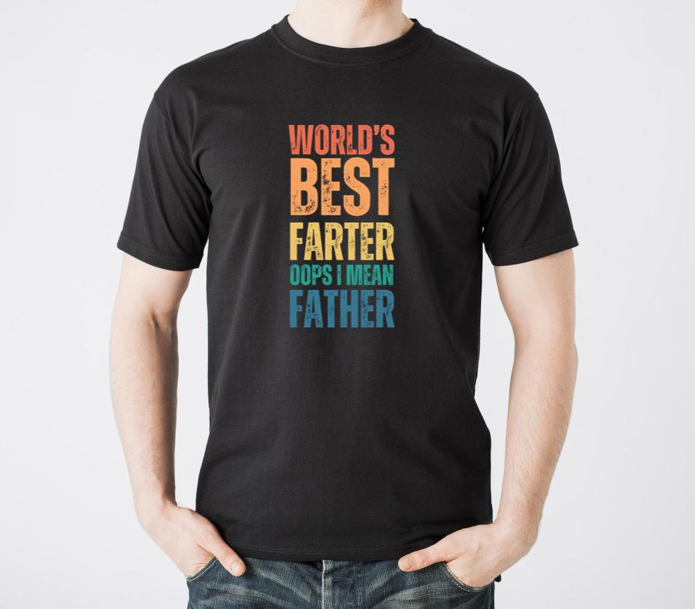 Worlds best farter oops I mean father - Unisex Standard T-Shirt