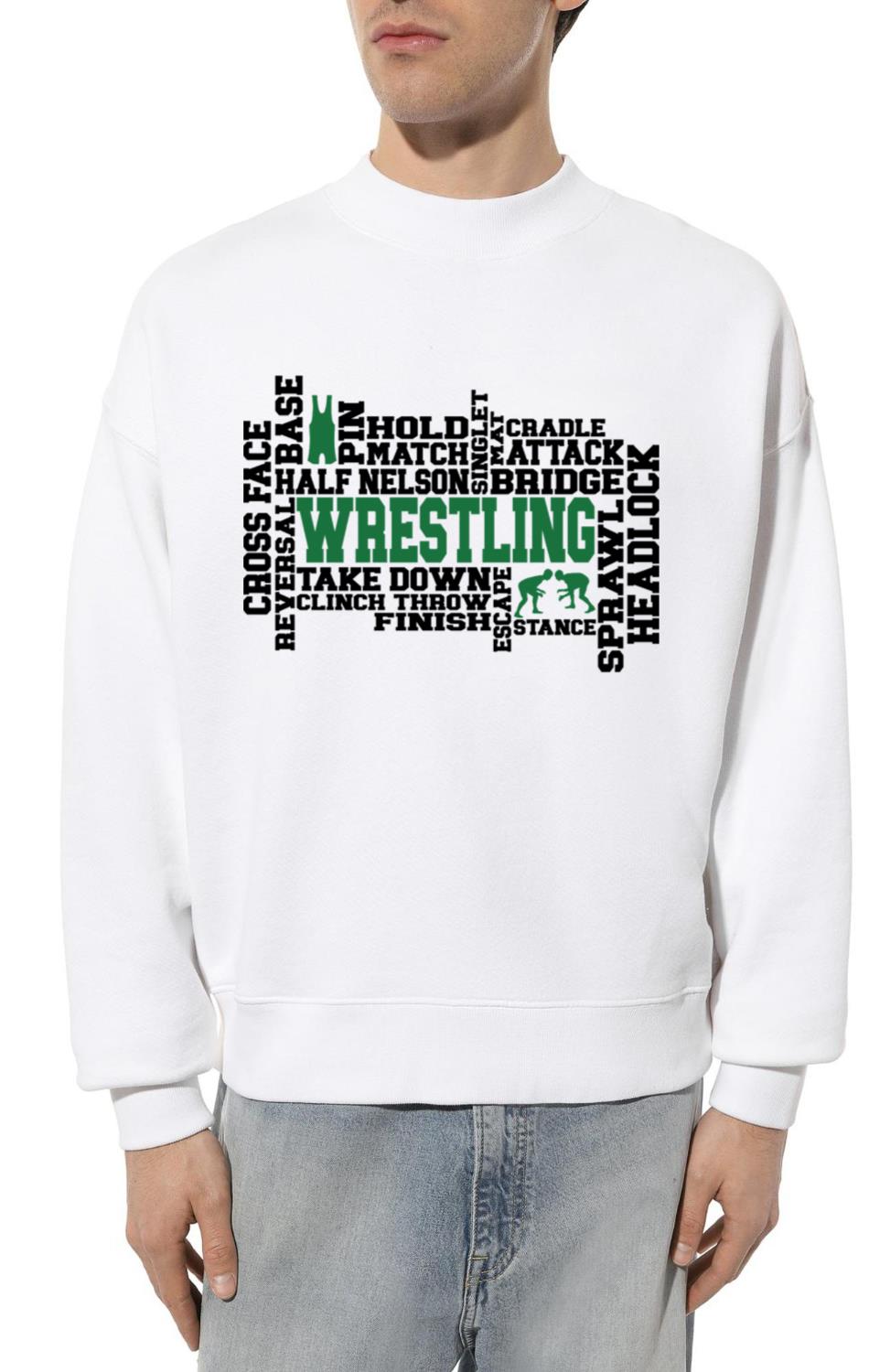 Wrestling Word Art - Unisex Sweatshirt