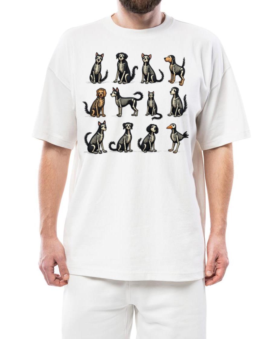 X-Ray Pets Collection _ Skeleton Animals Design - Unisex Standard T-Shirt