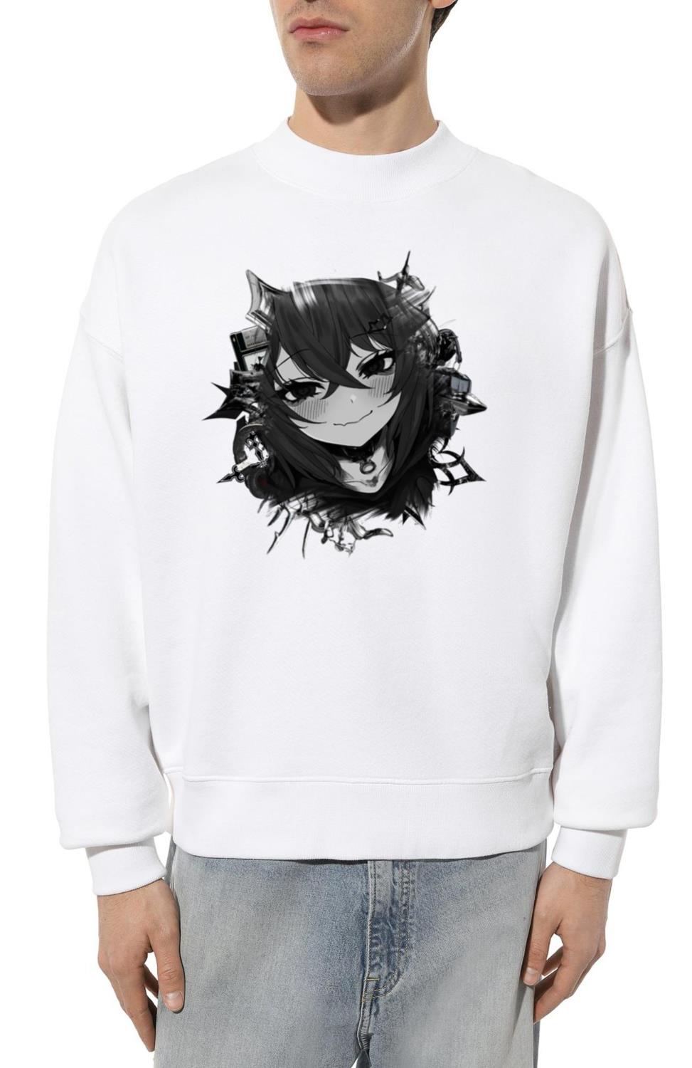y2k dark anime girl - Unisex Sweatshirt
