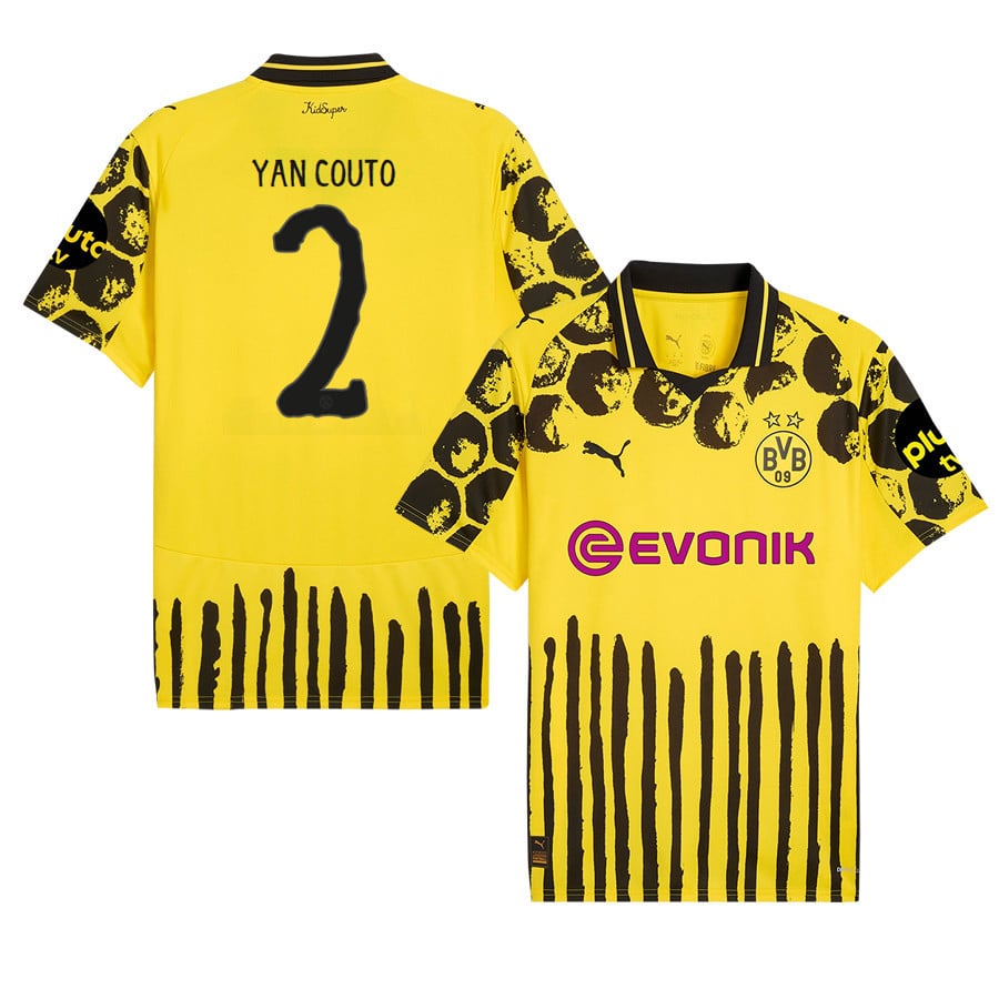 Yan Couto 2 Borussia Dortmund x KidSuper 2025/26 Men Jersey - Yellow