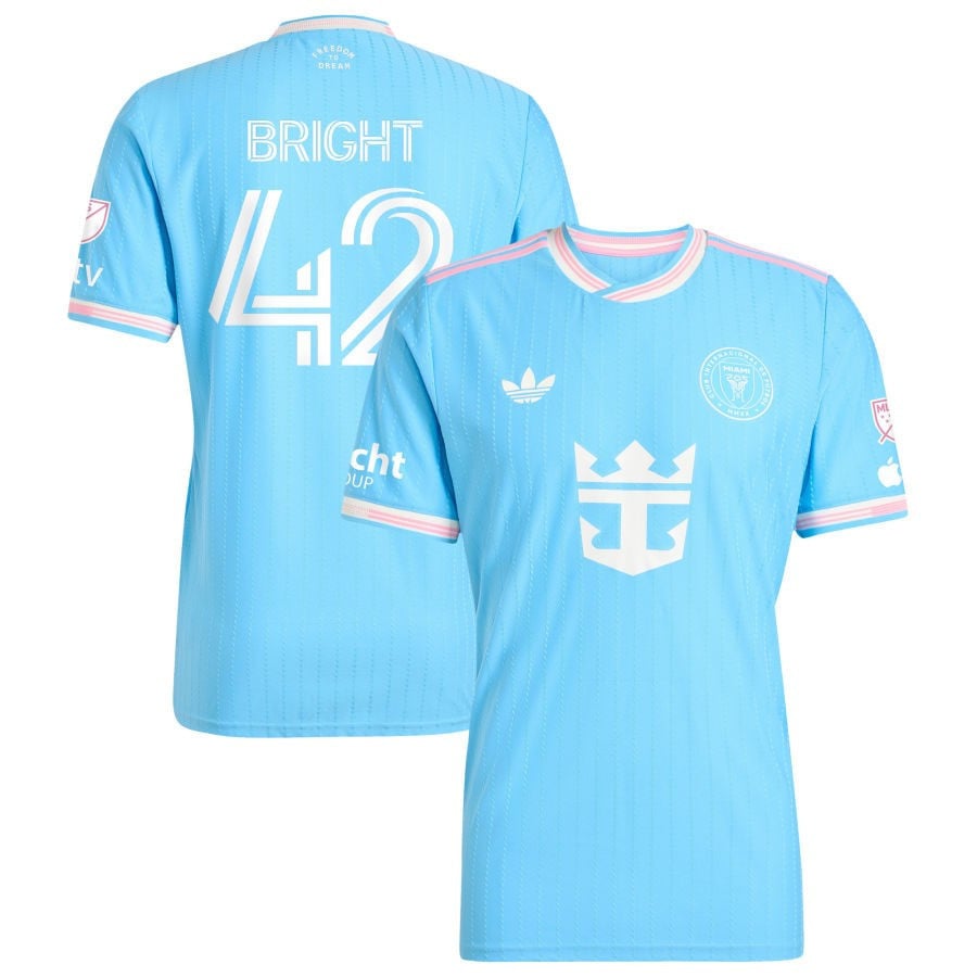 Yannick Bright 42 Inter Miami CF Originals 2025 Third Men Jersey - Blue