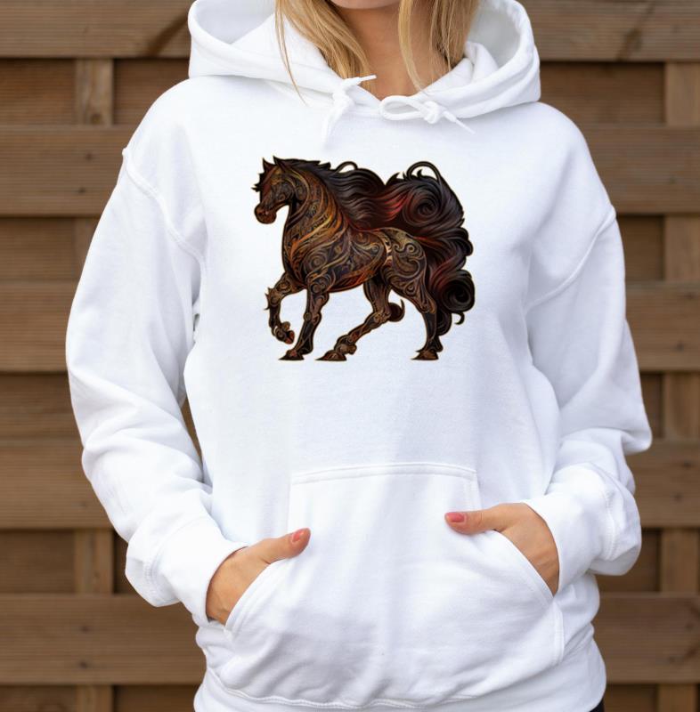 Year Of The Horse Lunar Zodiac Animal Chinese Horo - Unisex Hoodie