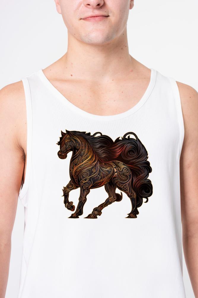 Year Of The Horse Lunar Zodiac Animal Chinese Horo - Unisex Tank Top