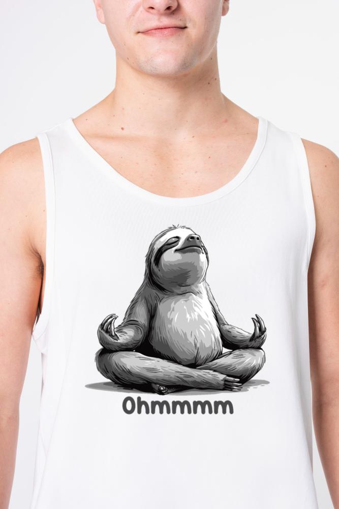 Yoga Sloth Relaxation Chill Chilling Meditation - Unisex Tank Top