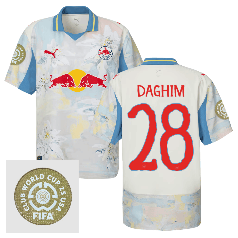 Yorbe Vertessen 11 Red Bull Salzburg x KidSuper 2025/26 FIFA Club World Cup 25 USA Patch Men Jersey - Beige