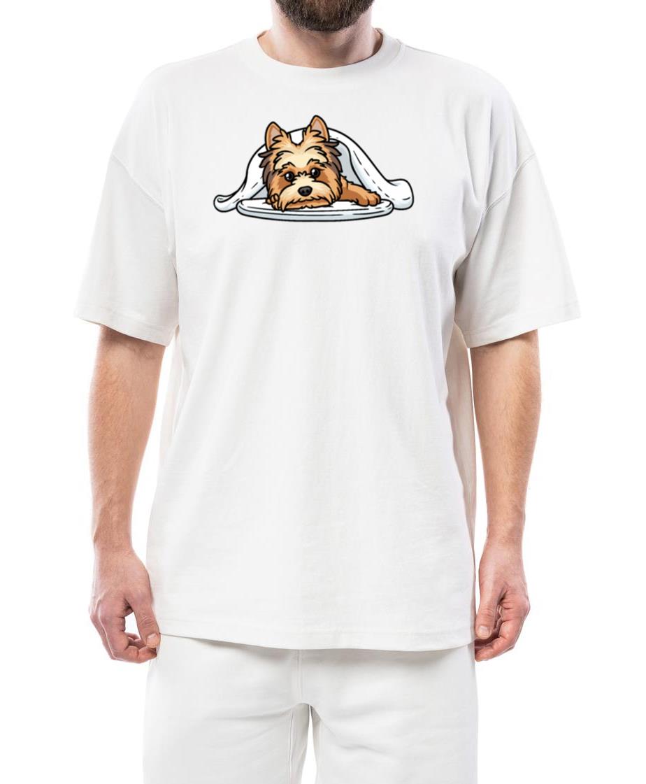 Yorkshire Terrier Dog Official Sleeping Shirt - Unisex Standard T-Shirt