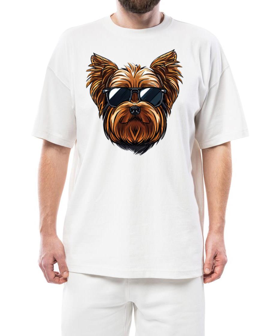 Yorkshire Terrier Dog The Explorer - Unisex Standard T-Shirt