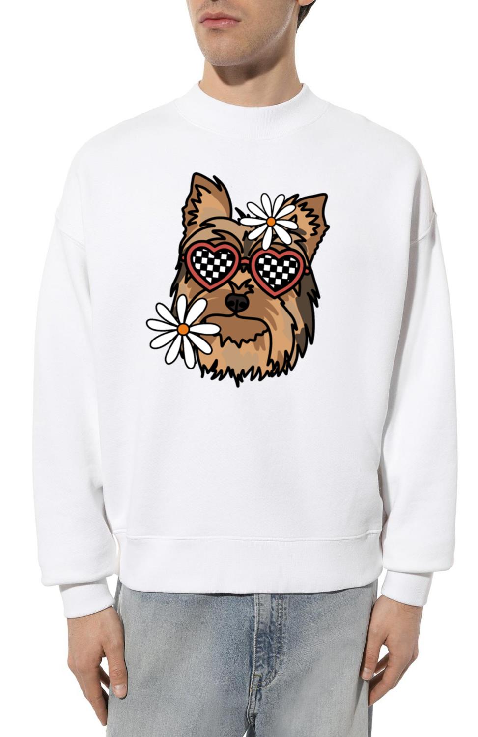 Yorkshire Terrier Retro Dog - Unisex Sweatshirt