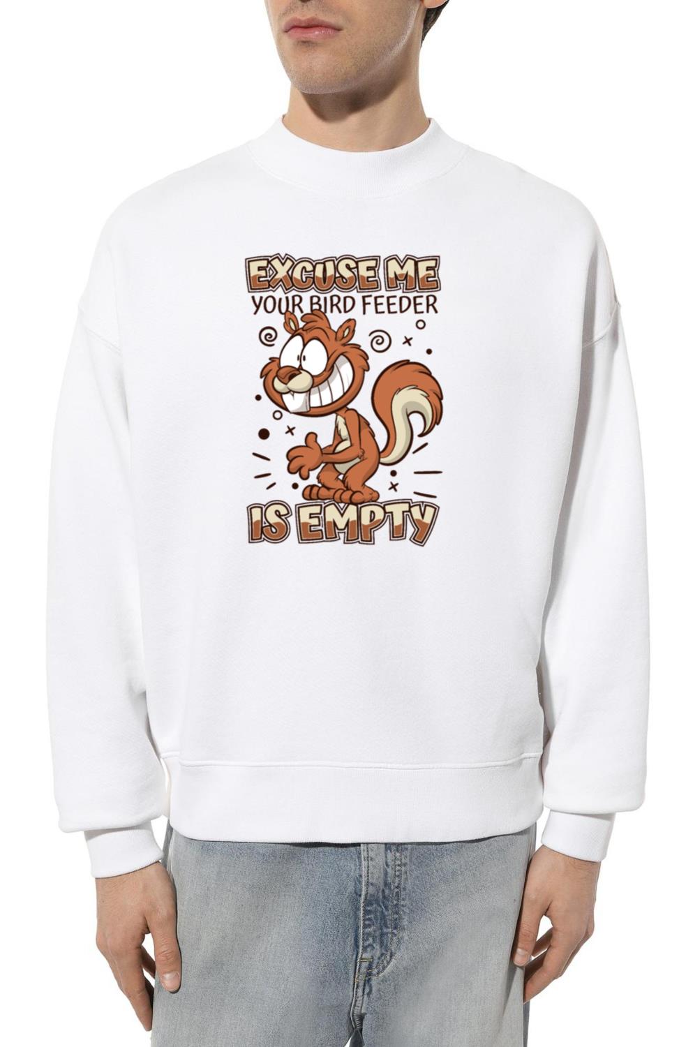 Your Bird Feed Is Empty Eastern Gray Japanese Fox - Unisex Sweatshirt