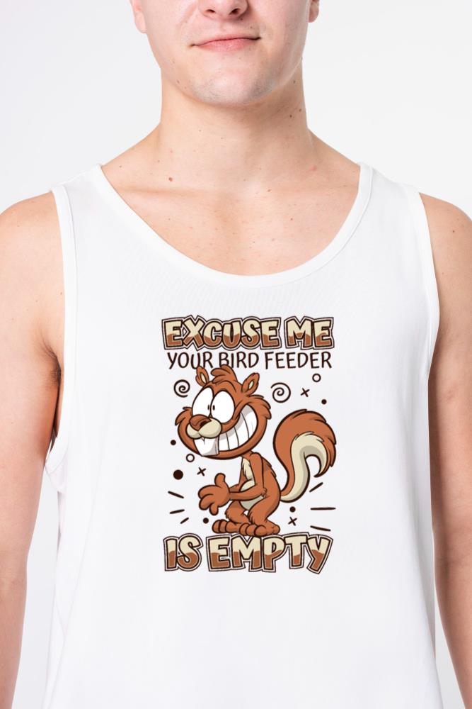 Your Bird Feed Is Empty Eastern Gray Japanese Fox - Unisex Tank Top