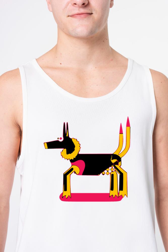 Zazou the wolf dog - Unisex Tank Top