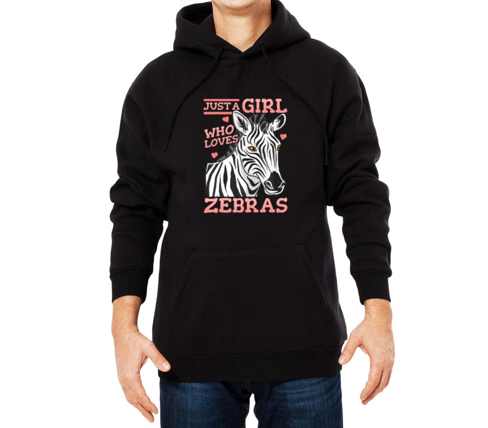 Zebra Just a Girl - Unisex Hoodie