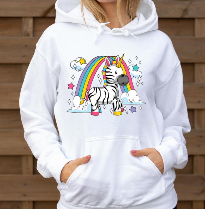 Zebracorn Africa Zoo Animal Rainbow Fairytale - Unisex Hoodie