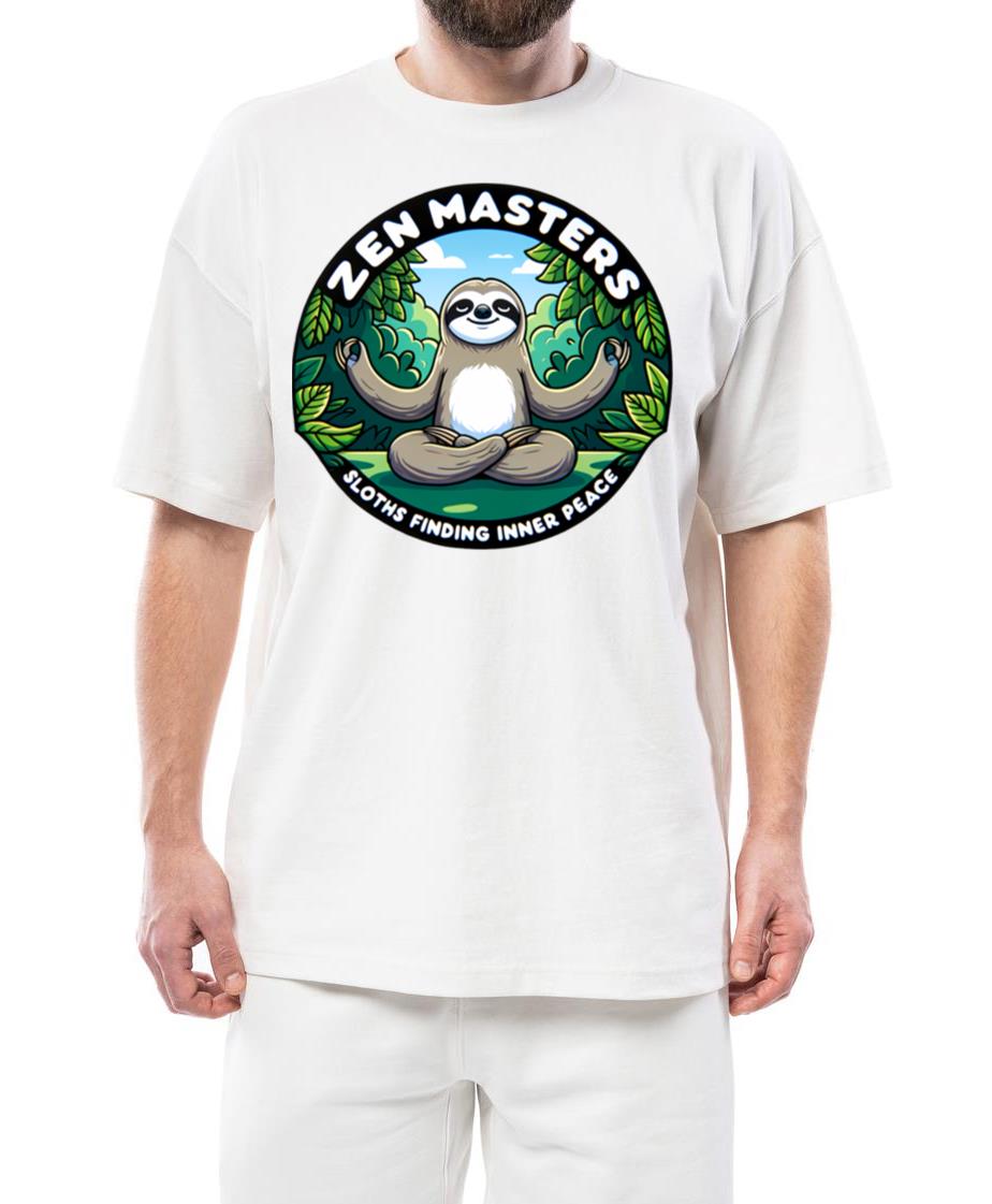 Zen Masters_ Sloths Finding Inner Peace - Unisex Standard T-Shirt