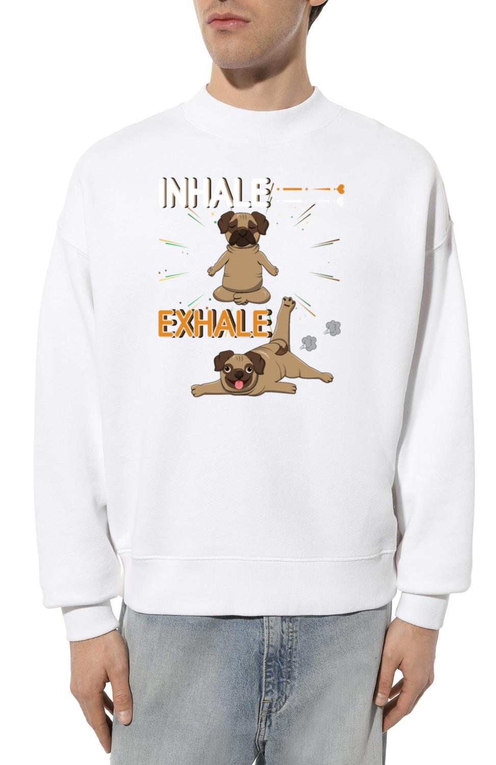 Zen Namaste Animal Meditation Bulldog Yoga - Unisex Sweatshirt