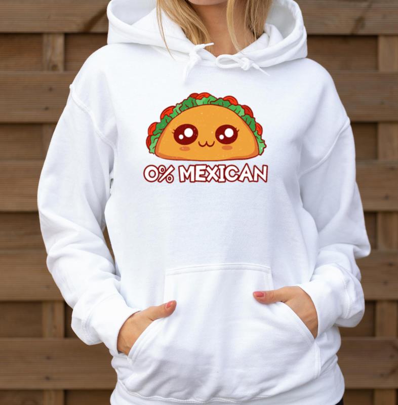 Zero Mexican Cute Kawaii Face Anime Taco - Unisex Hoodie