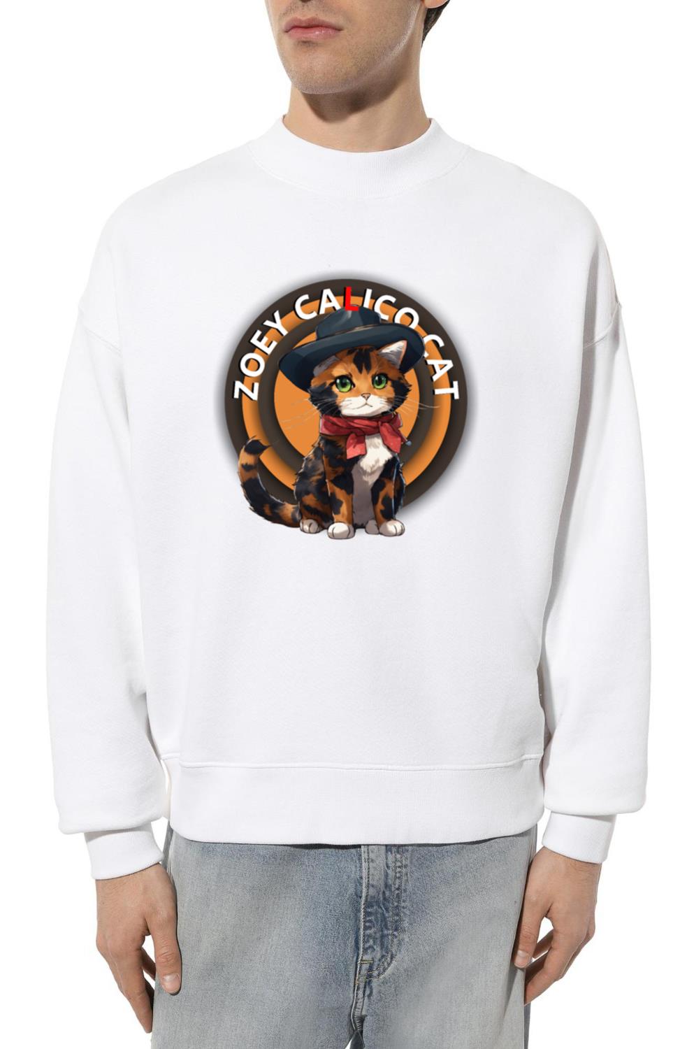 Zoey Calico Cat - Unisex Sweatshirt