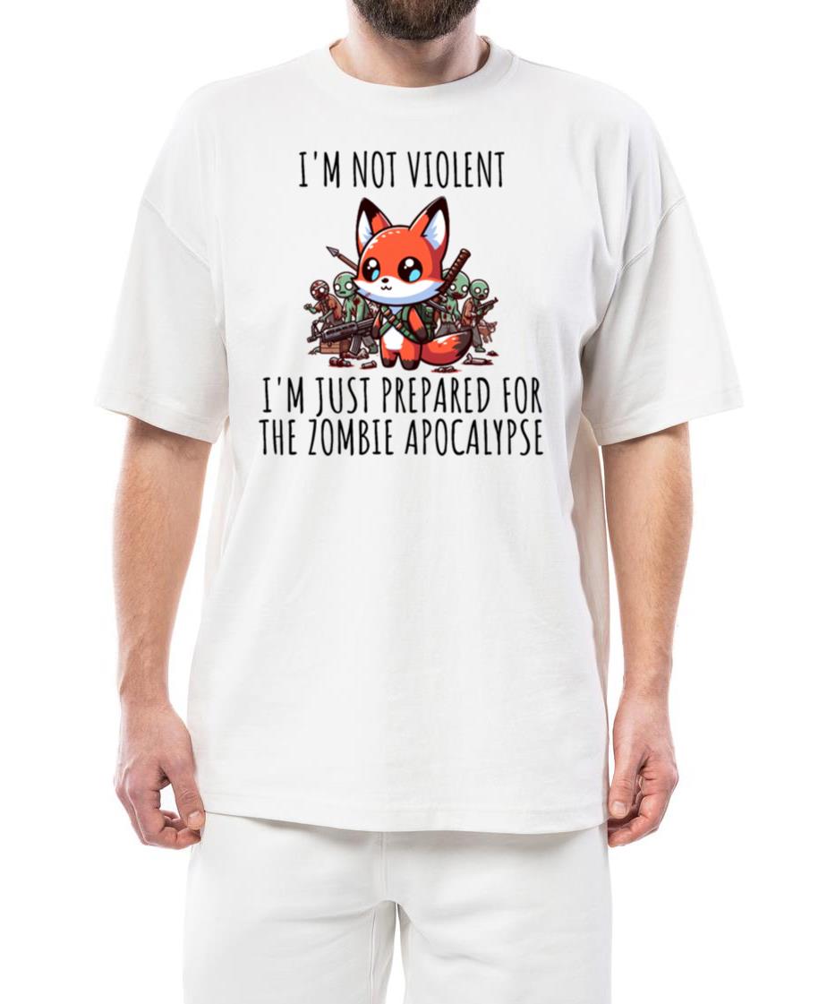 Zombie Apocalypse Fox - Unisex Standard T-Shirt