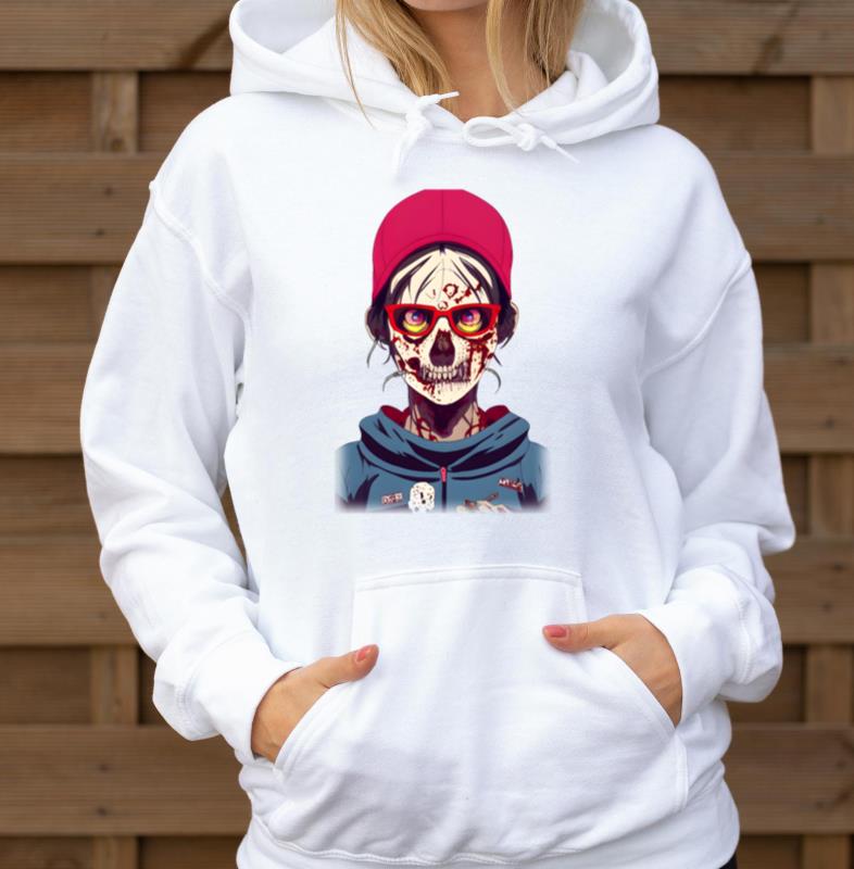 Zombie Girl Anime - Unisex Hoodie