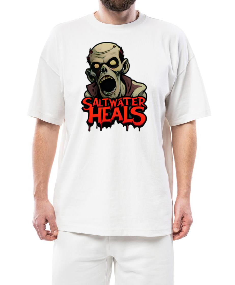 Zombie Saltwater Heals - Unisex Standard T-Shirt