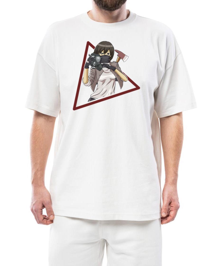 Zombiecore Aesthetic Anime Girl Mask - Unisex Standard T-Shirt