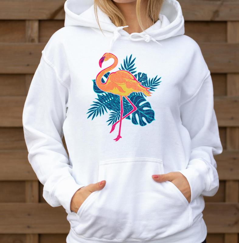 Zoo animal gift summer tropical bird flamingo - Unisex Hoodie