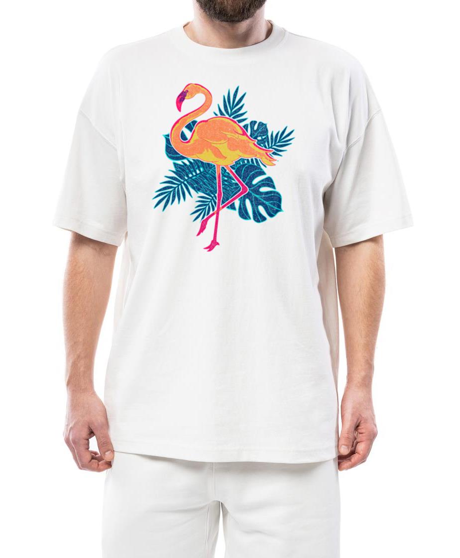 Zoo animal gift summer tropical bird flamingo - Unisex Standard T-Shirt