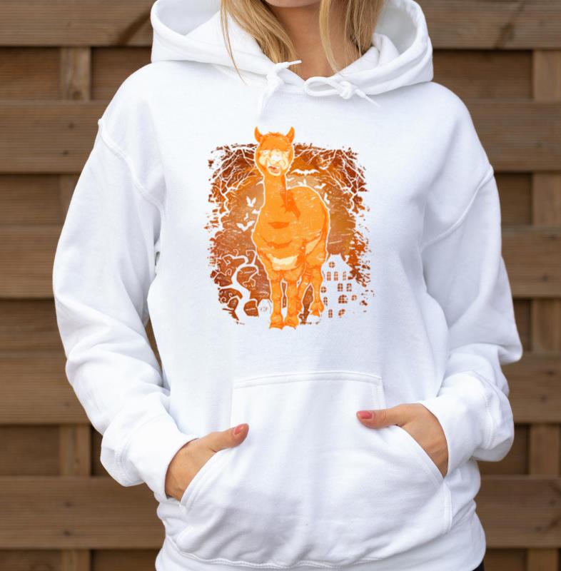 Zoo Animal Halloween Costume Alpaca Gift Llama - Unisex Hoodie