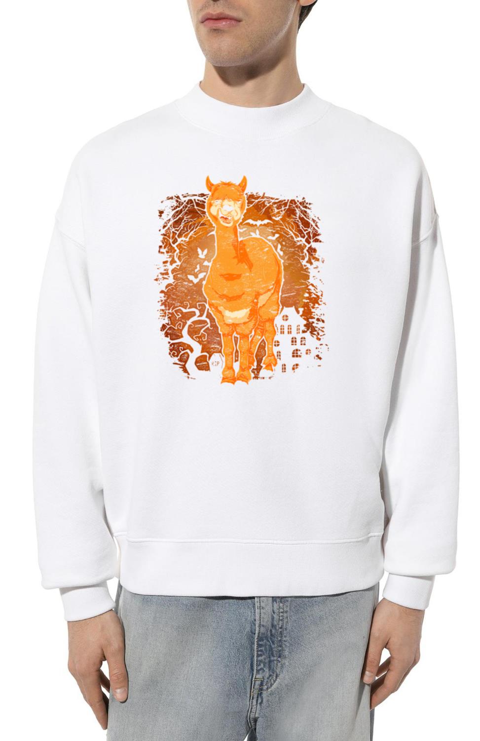 Zoo Animal Halloween Costume Alpaca Gift Llama - Unisex Sweatshirt