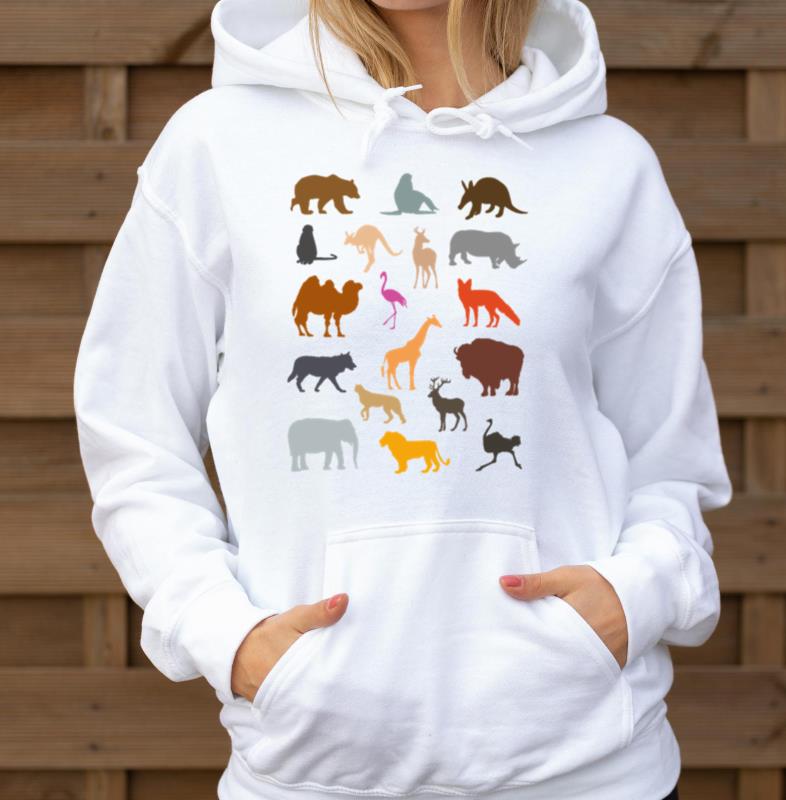 Zoo Animals Collection Zoo Goers Gift - Unisex Hoodie