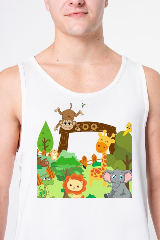 zoo animals Design - Unisex Tank Top