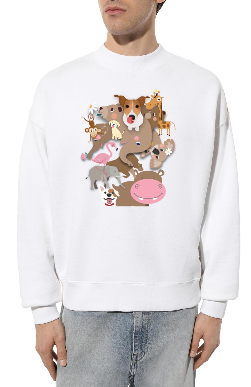 Zoo Funny Animals - Unisex Sweatshirt