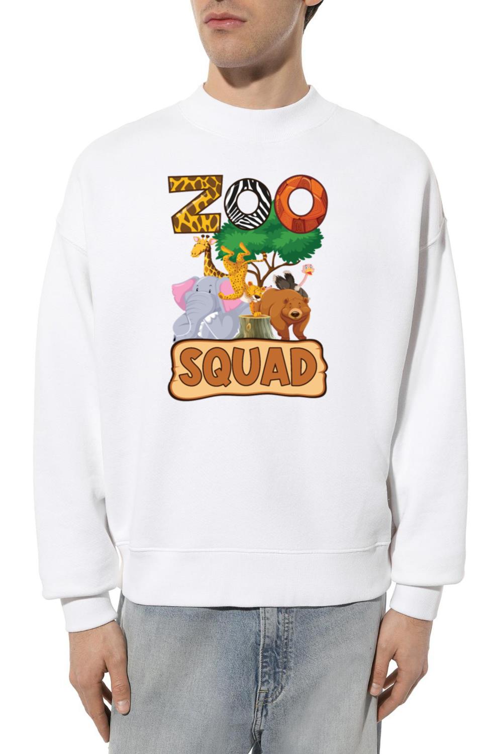 Zoo Group Design - Zoo Animals - Zoo Squad - Unisex Sweatshirt