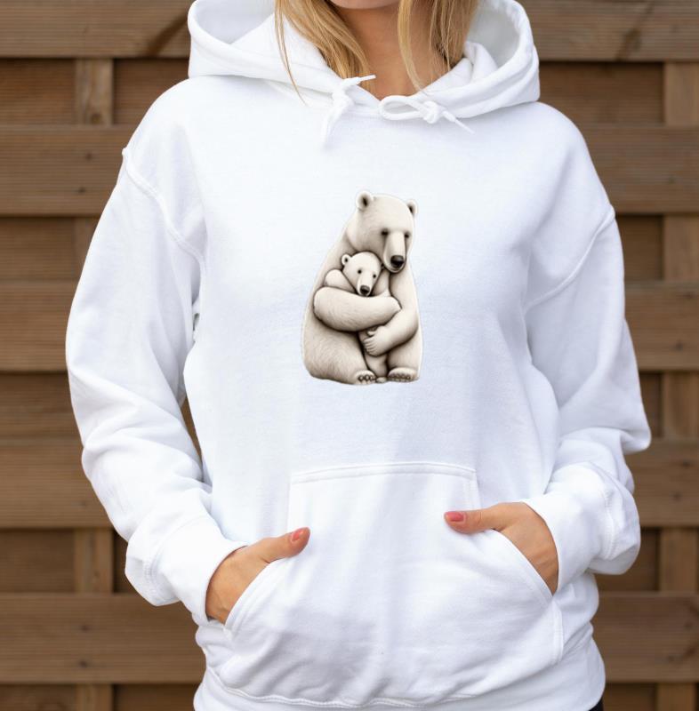 Zookeeping Mother Animal Lover Mom And Baby Bear_1 - Unisex Hoodie