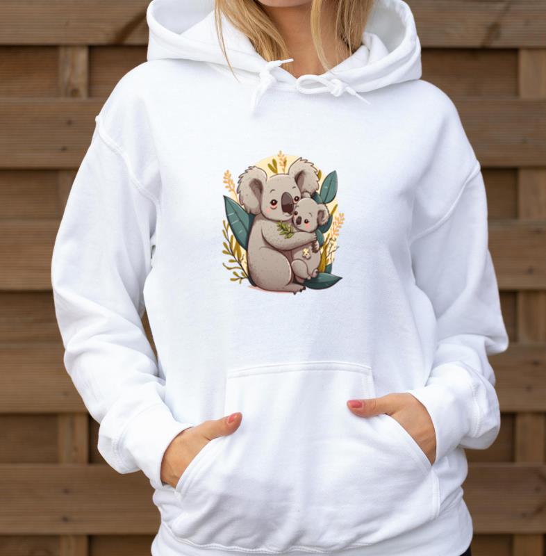 Zookeeping Mother Animal Lover Mom And Baby Koala - Unisex Hoodie
