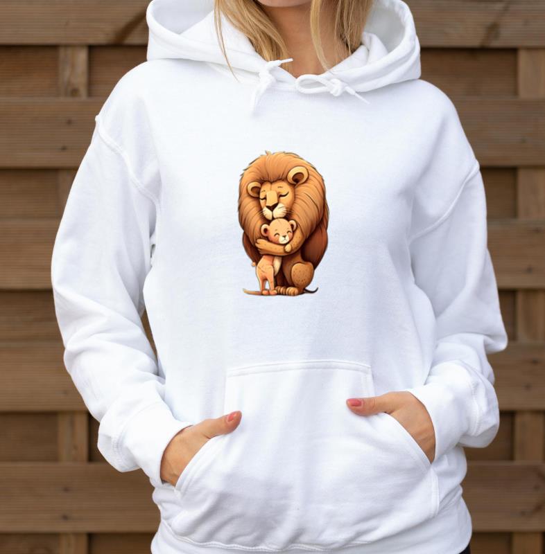 Zookeeping Mother Animal Lover Mom And Baby Lion - Unisex Hoodie